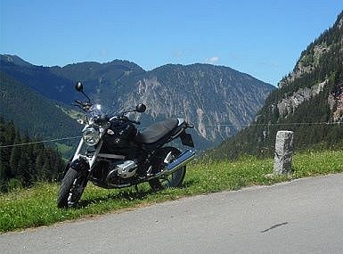 Urlaub mit dem Motorrad in den Vorarlberger Alpen